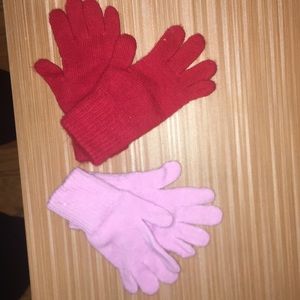 *BUNDLE* two pairs of soft kids gloves